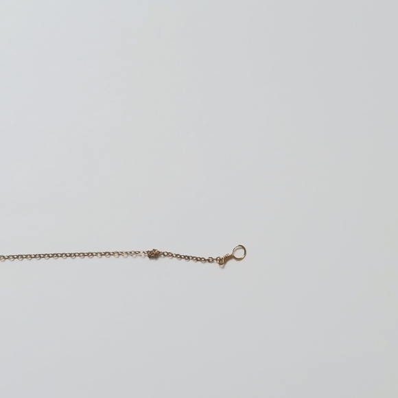 One-of-a-kind 14k gold dainty heart necklace - Picture 6 of 7